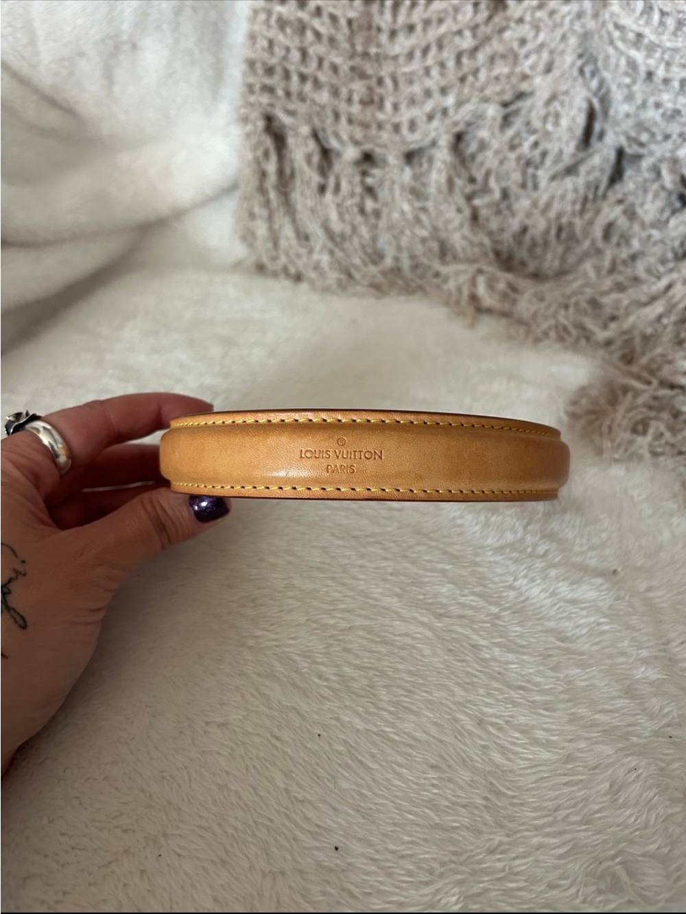 Louis Vuitton Vachetta Leather top handle in Honey Tan